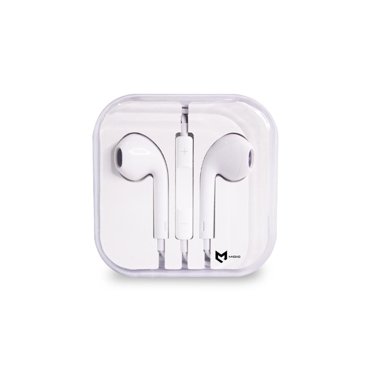 Fone De Ouvido Com Fio Microfone Com Entrada P2 Branco