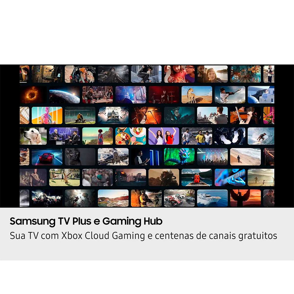 Smart TV 58 Polegadas Samsung U8500F Crystal UHD 4K 2025 Xbox Cloud Gaming Canais Gratuitos 7 Anos de Atualização AI Energy Mode Alexa integrada Preto - Bivolt