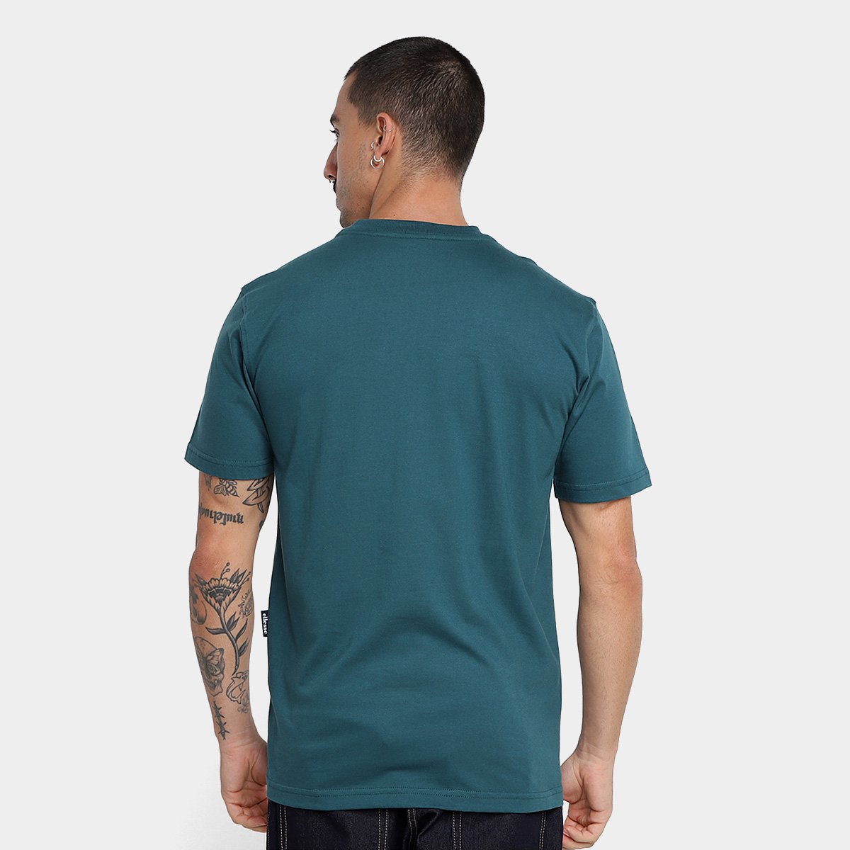 Miniatura Camiseta Ellesse Basic Logo Masculina Verde - G
