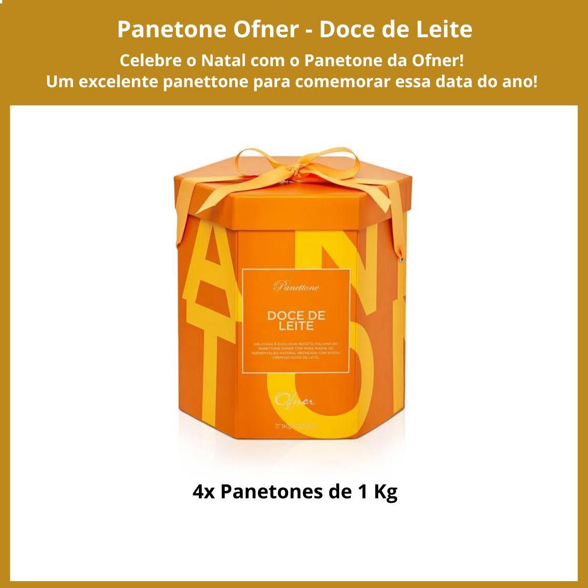 Miniatura 4 Panetone Ofner, Panettone 1Kg, Doce De Leite