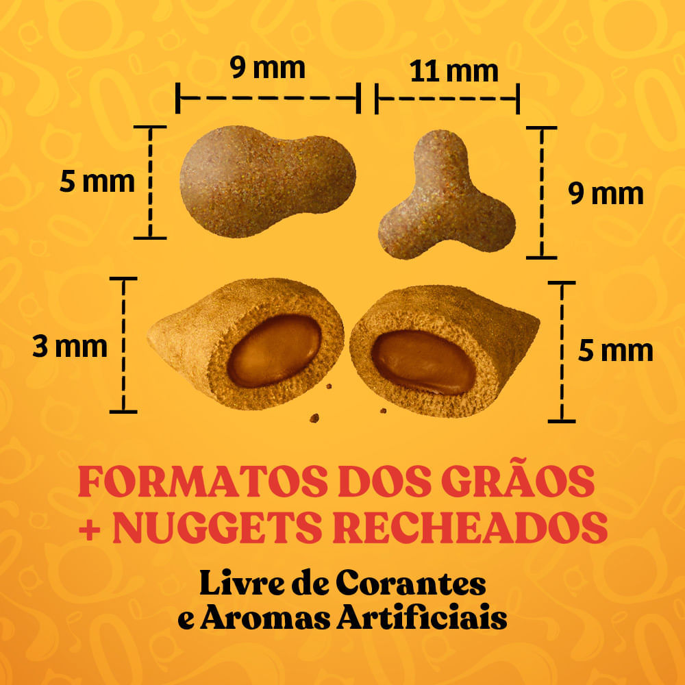Miniatura Ração para Gatos Castrados Quatree Gourmet Premium Plus Sabor Mix de Carnes 10,1Kg