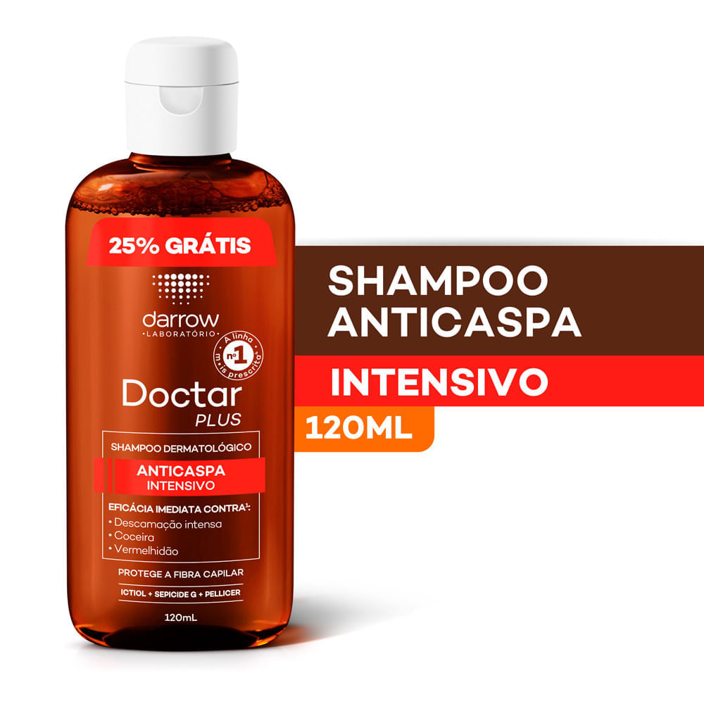 Miniatura Doctar Plus Darrow Shampoo Anticaspa Intensivo 120ml Ganhe 25%