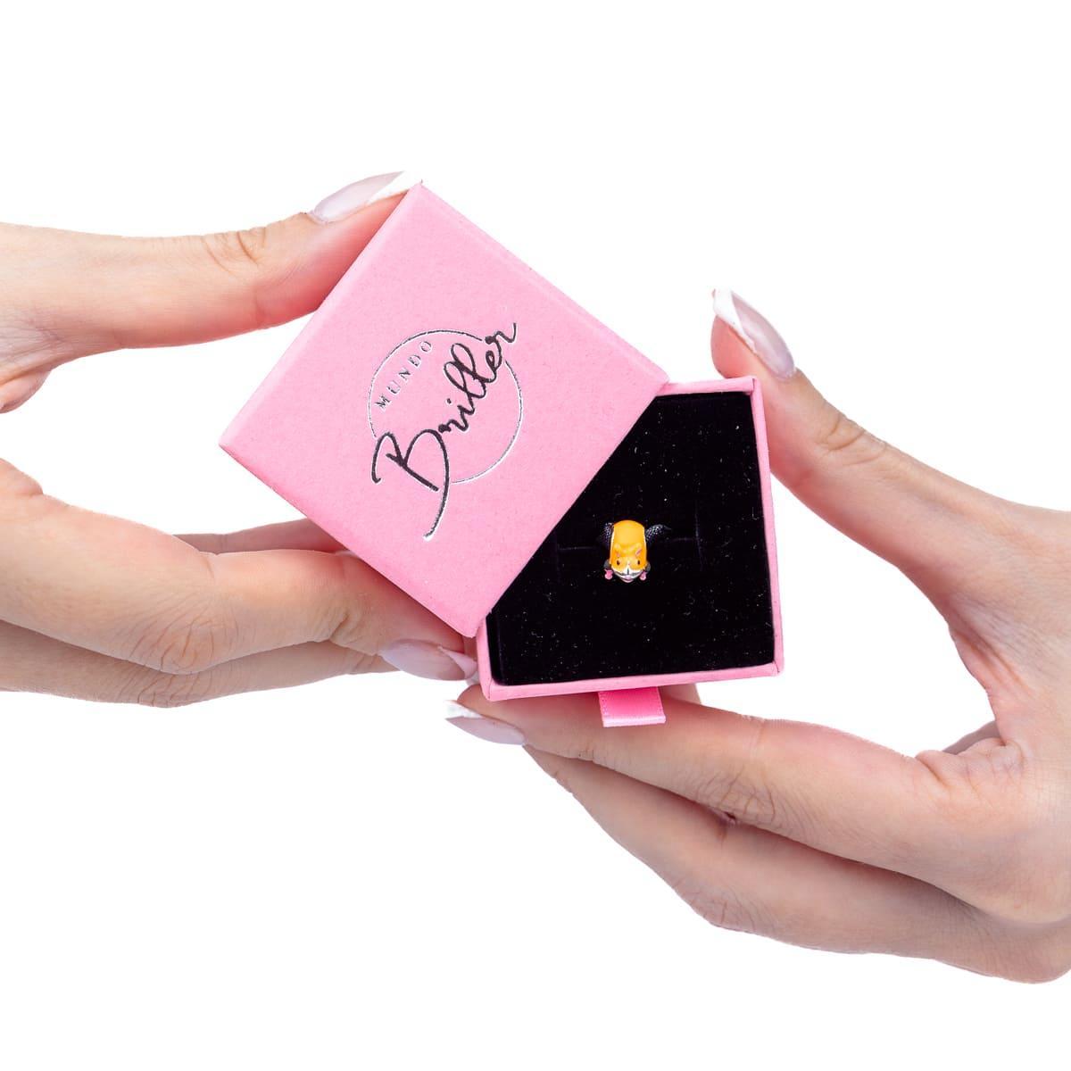 Miniatura Berloque Charm Separador Hamster Em Prata 925