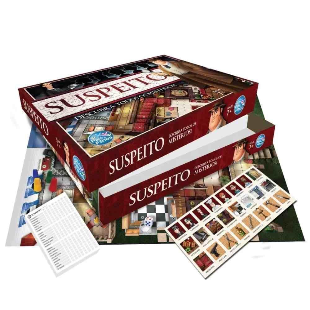 Miniatura Jogo Suspeito - Descubra Todos Os Mistérios - Pais E Filhos