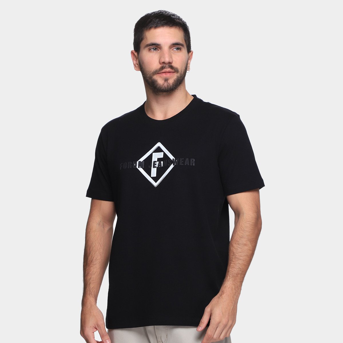 Miniatura Camiseta Forum IV Masculina Preto - G