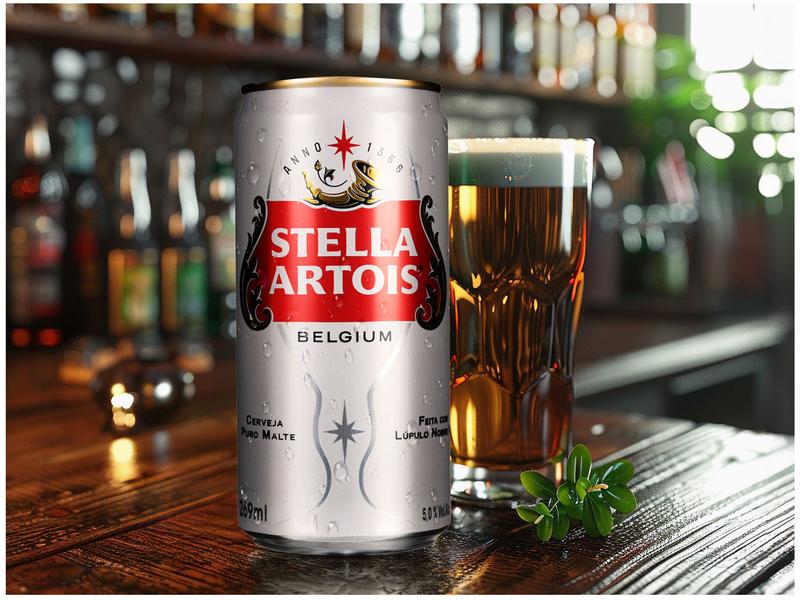 Miniatura Cerveja Stella Artois Puro Malte
