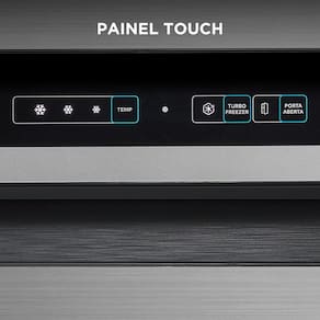 Geladeira Midea Frost Free Duplex 394L Inverter Inox 110V