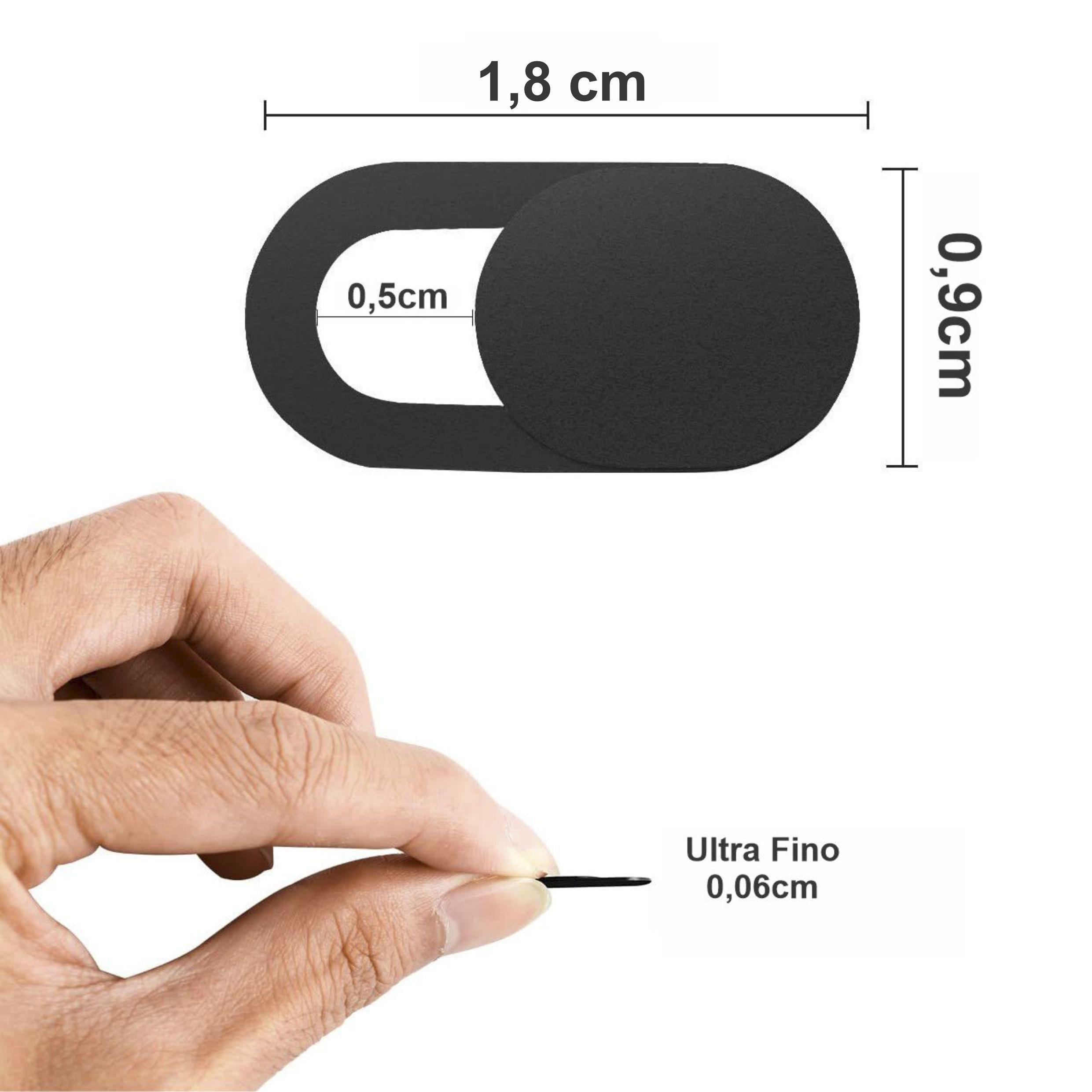 Miniatura Kit 6X Tapa Tampa Câmeras Protetor Esconde Webcam Cover