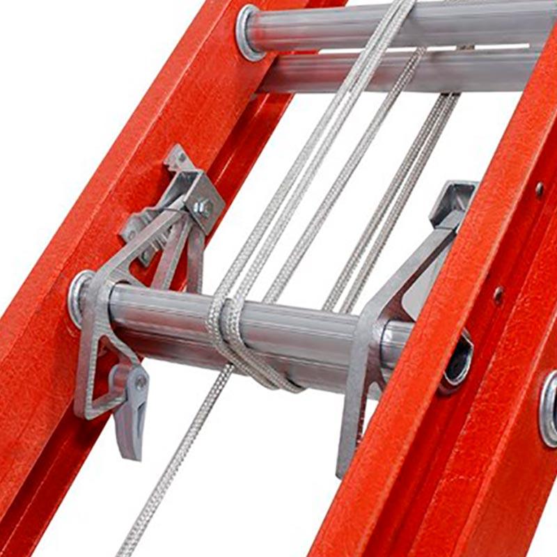 Escada de Fibra de Vidro 19 Degraus Extensível 3,6 x 6,0 Metros EAFD-19 SÍNTESE