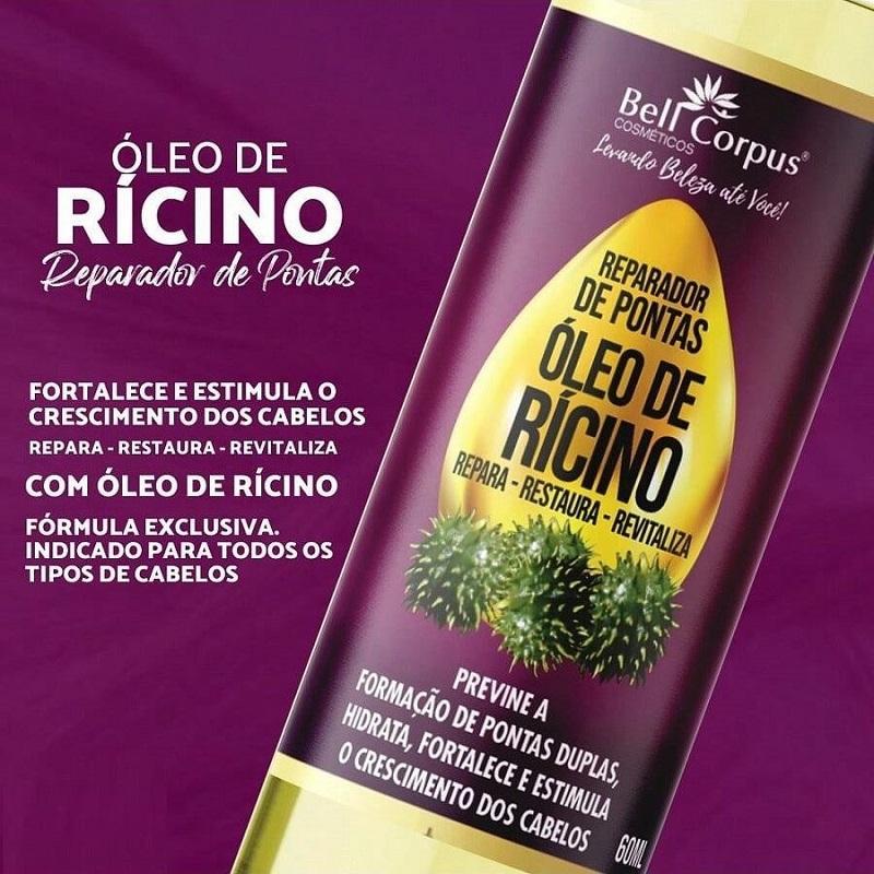 Revenda 12 Tratamento Capilar Reparador D Pontas Óleo Rícino