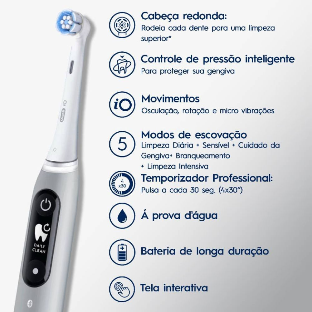 Miniatura Escova Dental Elétrica Oral-b Io Series 6