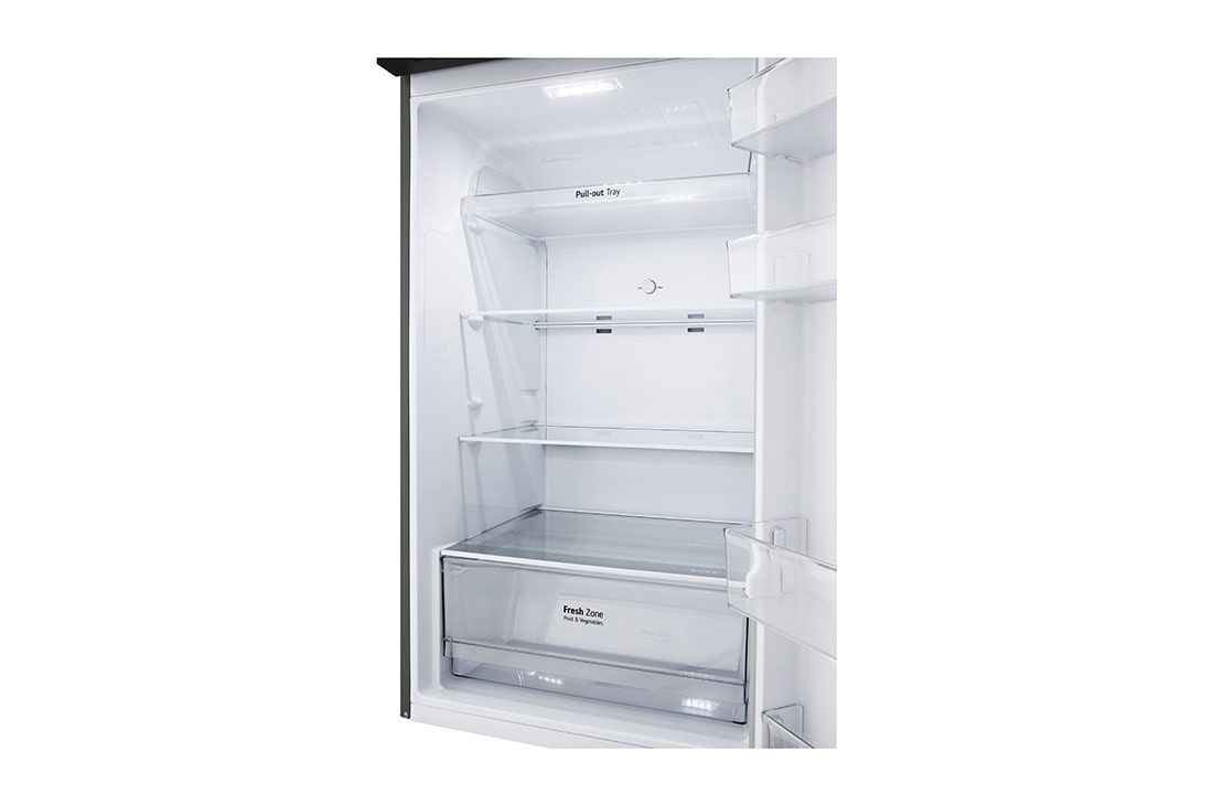 Miniatura Geladeira LG Frost Free Inverter 395L Duplex Cor Platinum Inox (GN-B392PQD) - 220V