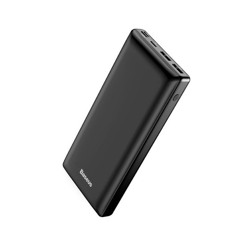 Miniatura Bateria Portátil Baseus Mini JA 30.000mAh Preto USB Tipo C