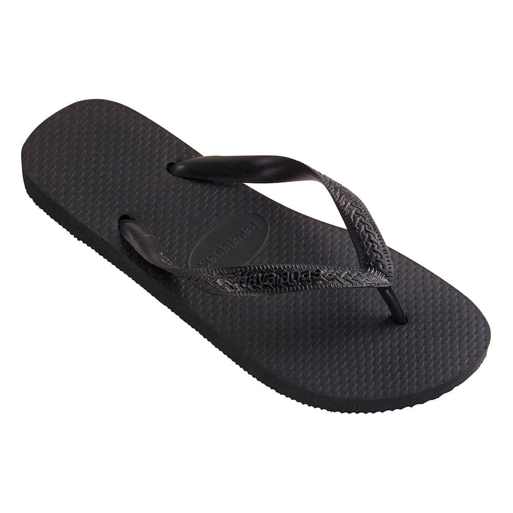 Miniatura Sandálias Havaianas Top Preto Tamanho 35/36 1 Par