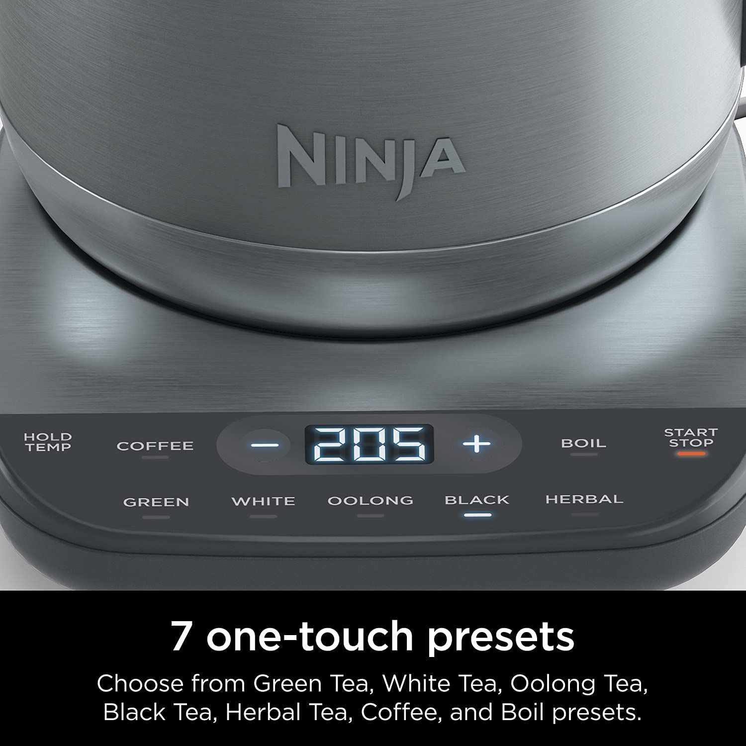 Ninja KT200 Chaleira Elétrica 17L com Controle de Temperatura 110V1500W Prata