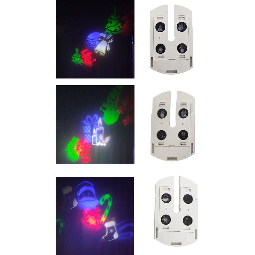 Lampada Projetor Natal Led Natalino E27 Papai Noel Arvore De Natal Presente Decoraçao Enfeite Predio