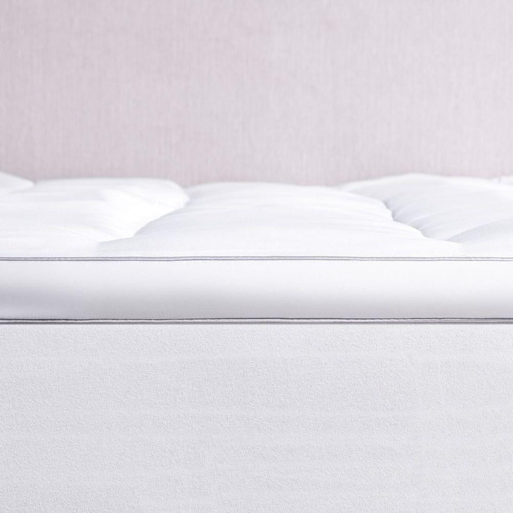 Miniatura Pillow Top Queen Pluma De Ganso 1 Peça