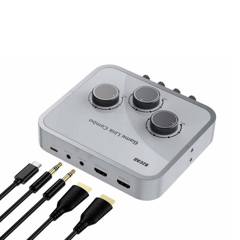 Placa De Captura Ezcap332 Game Link Combo 4K Hdmi Usb 3.0