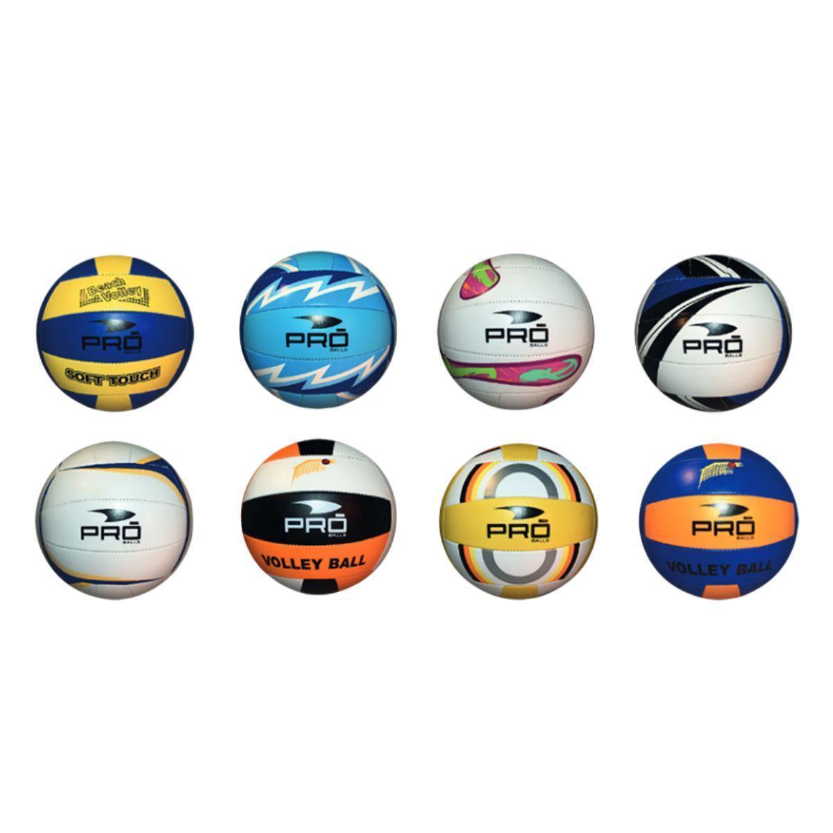Bola De Vôlei Praia Pró Balls Cores Sortidas Pvc Resistente