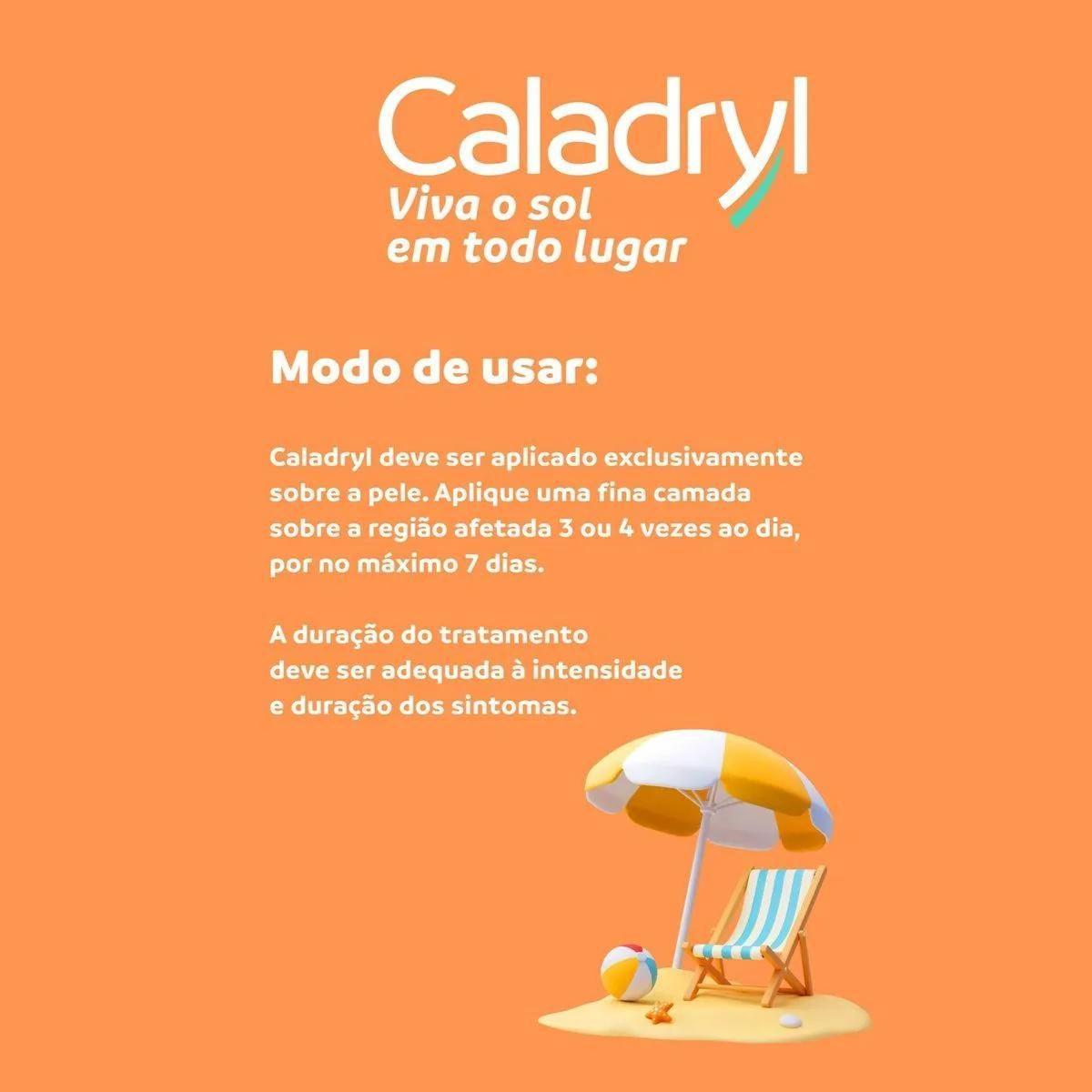 Miniatura Caladryl Pós-Sol Creme Bisnaga Com 28G - 02Un