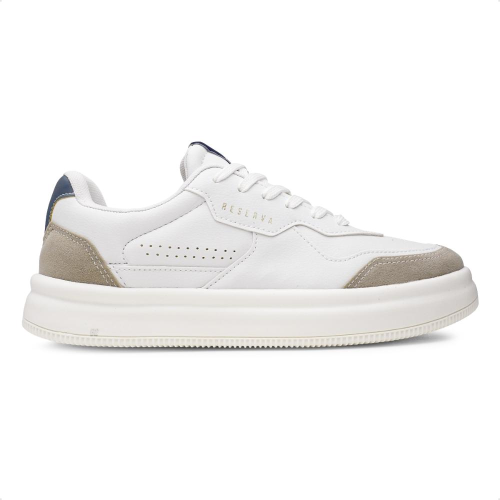 Miniatura Tênis Reserva Troy Masculino Branco / Bege - 38