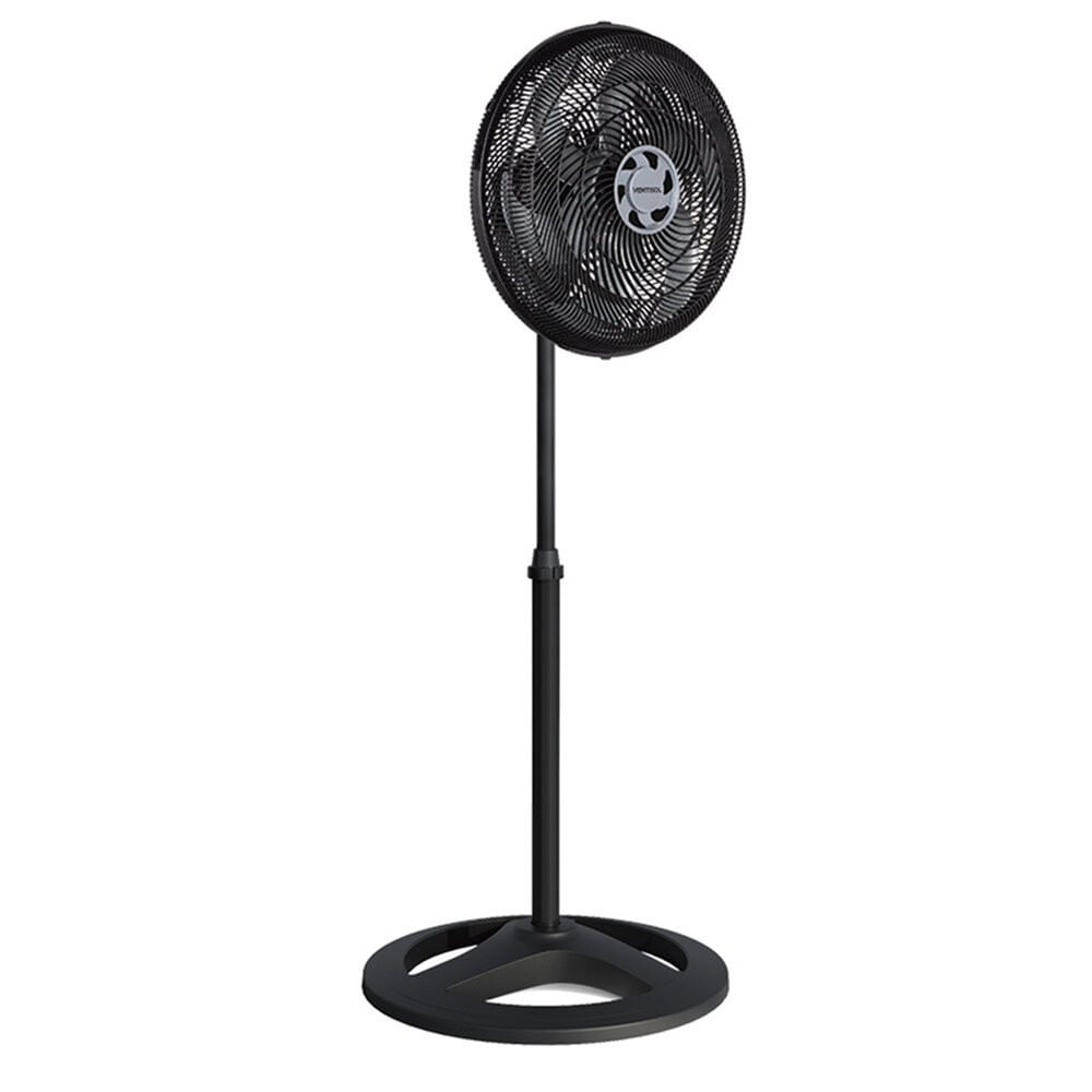 Miniatura Ventilador de Coluna Turbo 40 cm 80 W 6 Pás 3 Velocidades Ventisol Preto - 110V