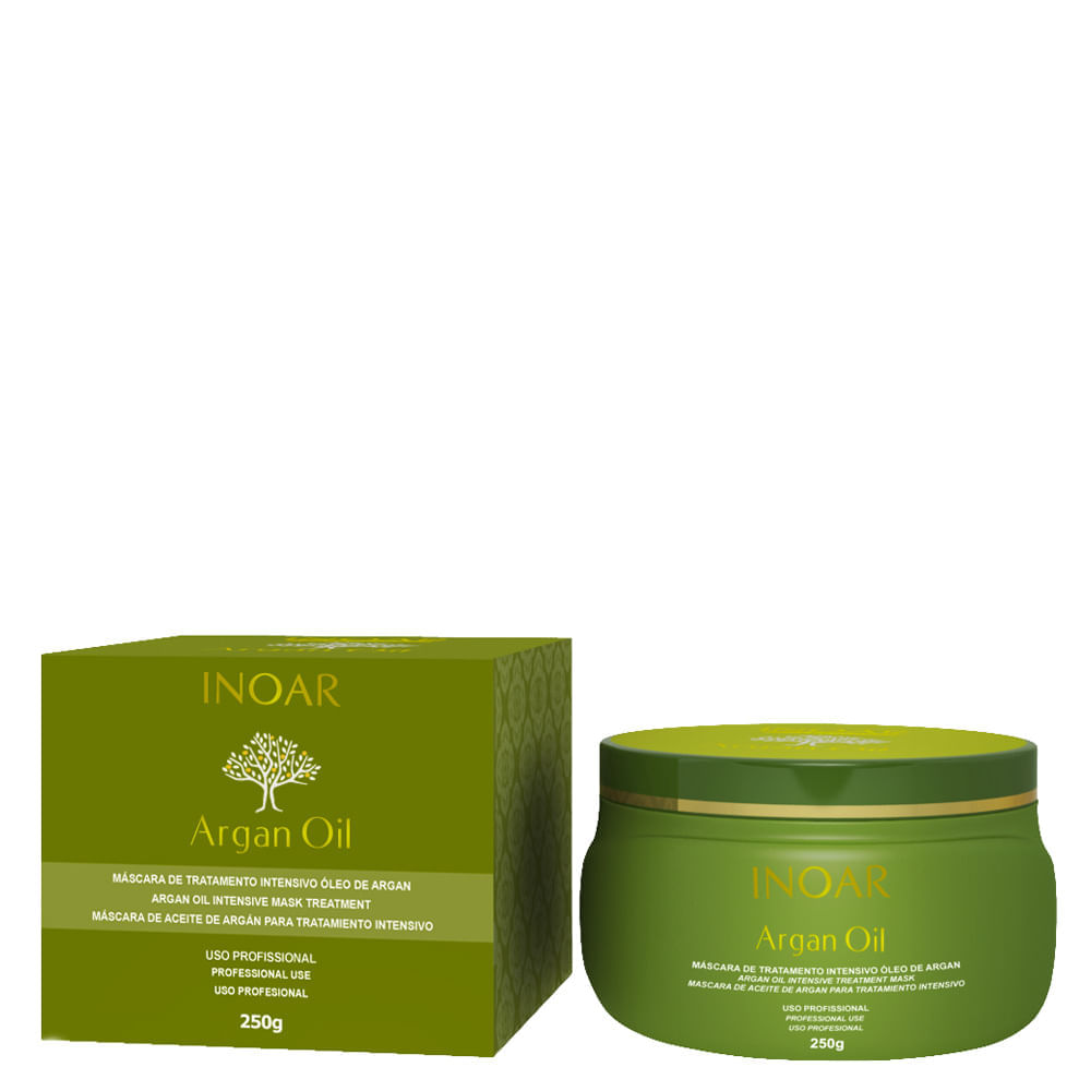 Miniatura Inoar Óleo de Argan - Máscara de Tratamento Intensivo 250g