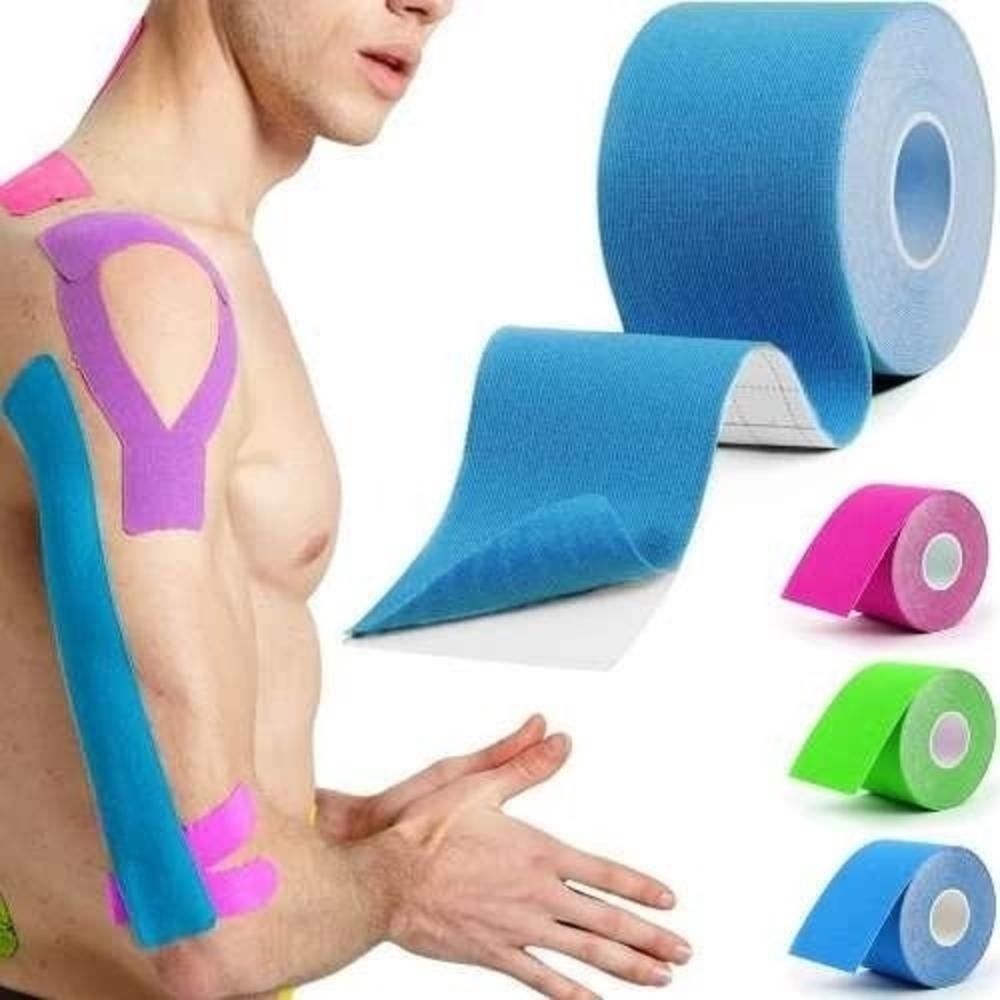Miniatura Fita Kinesio Tape Bandagem Fisioterapia Alivio Muscular