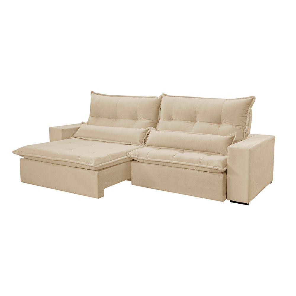 Miniatura Sofá Grecia Linho 02 Módulos De 90cm B25cm Meu Sofá Online A294 Linho Creme