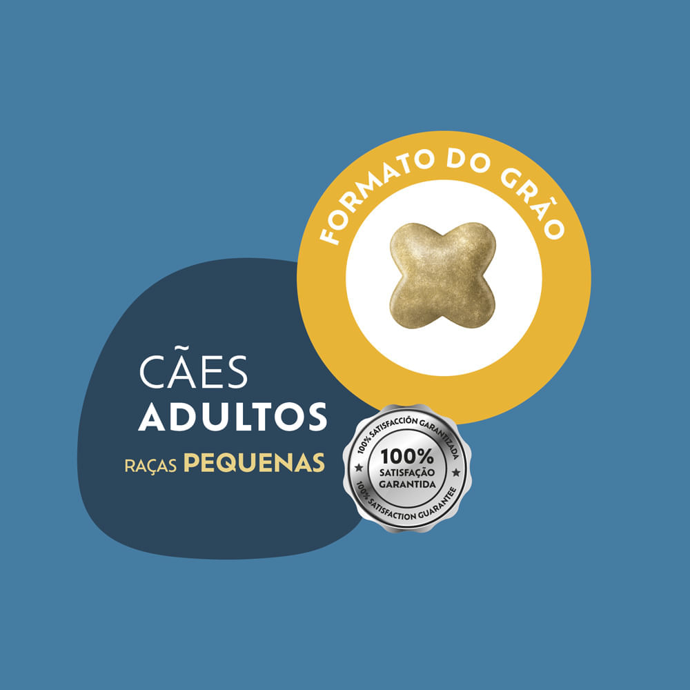 Miniatura Racao para Cachorro Quatree Select Adulto Raca Pequenas Sabor Carne e Arroz e Batata Doce 3kg