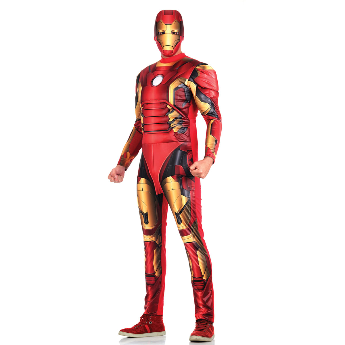 Miniatura Fantasia Homem de Ferro com Peitoral Adulto - Avengers G