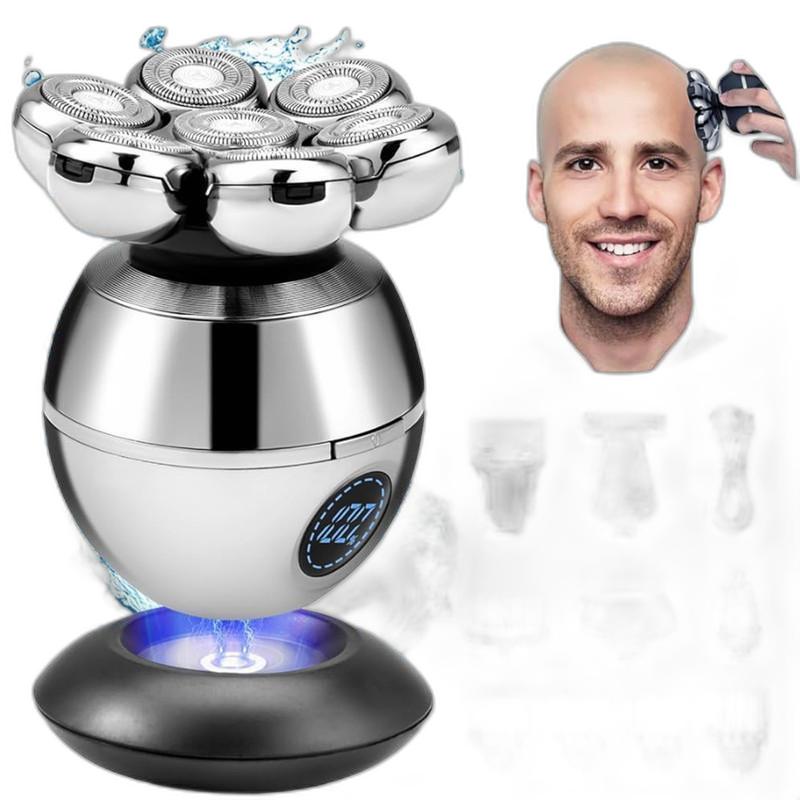 Miniatura Máquina De Corte Raspa Careca Recarregável Com Led Integrado