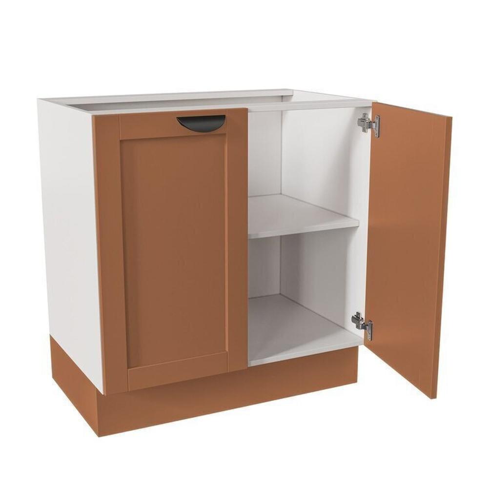 Cozinha Modulada 5 Peças 1 Torre 2 Aéreos 2 Balcões Arizona Arizona Cabecasa Madeiramadeira Branco/Terracota