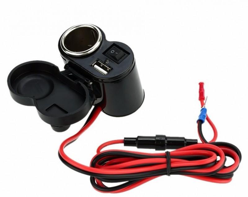 Miniatura Carregador Exbom Camt-Au20 Adaptador Tomada Usb 2.1A Moto