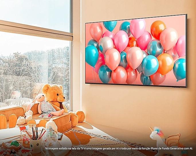 Smart TV Samsung 55" Vision AI TV QLED 4K 2025 QN55Q7FAAGXZD Bivolt