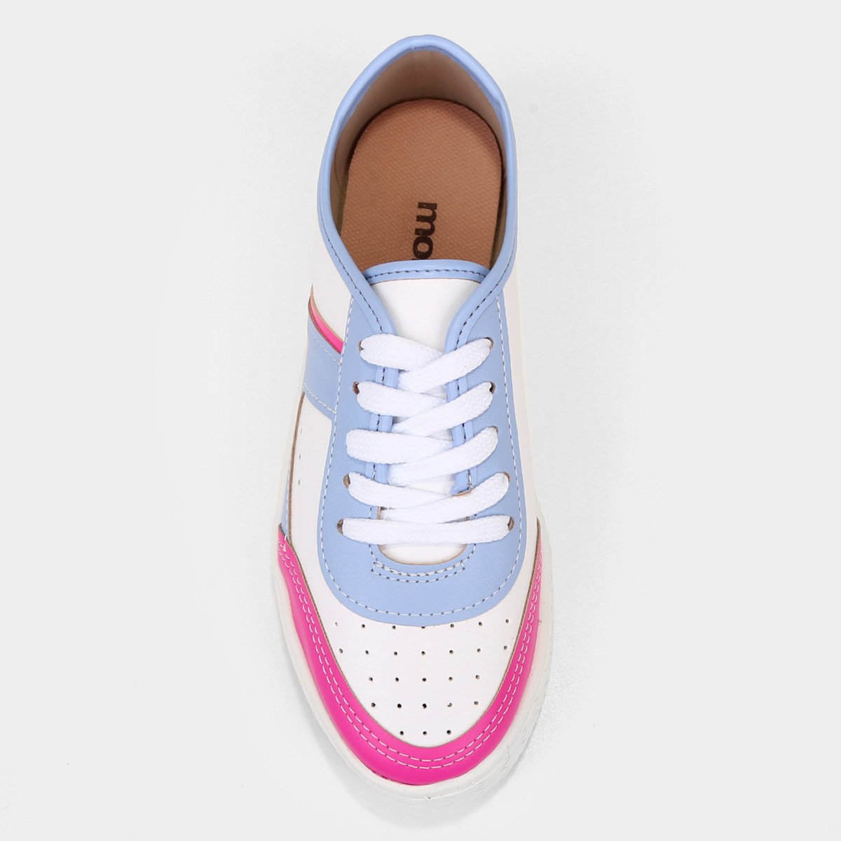 Miniatura Tênis Moleca Com Perfuros Feminino Colorido - 34