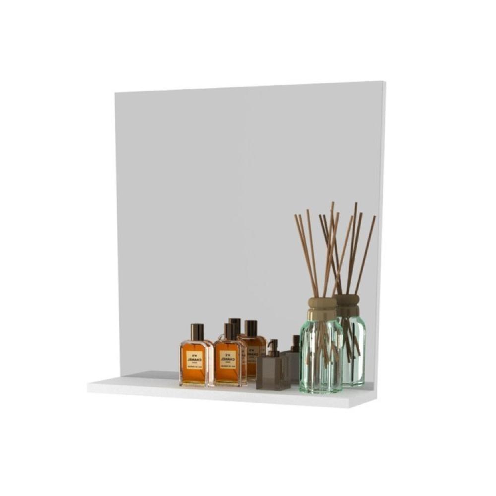 Gabinete para Banheiro com Espelheira 45cm Branco