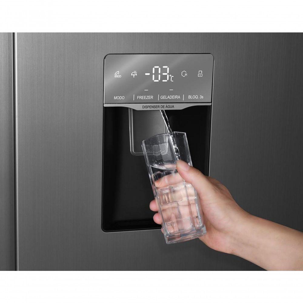 Miniatura Geladeira 434L Philco Smart Cooling Side by Side PRF535ID 220V