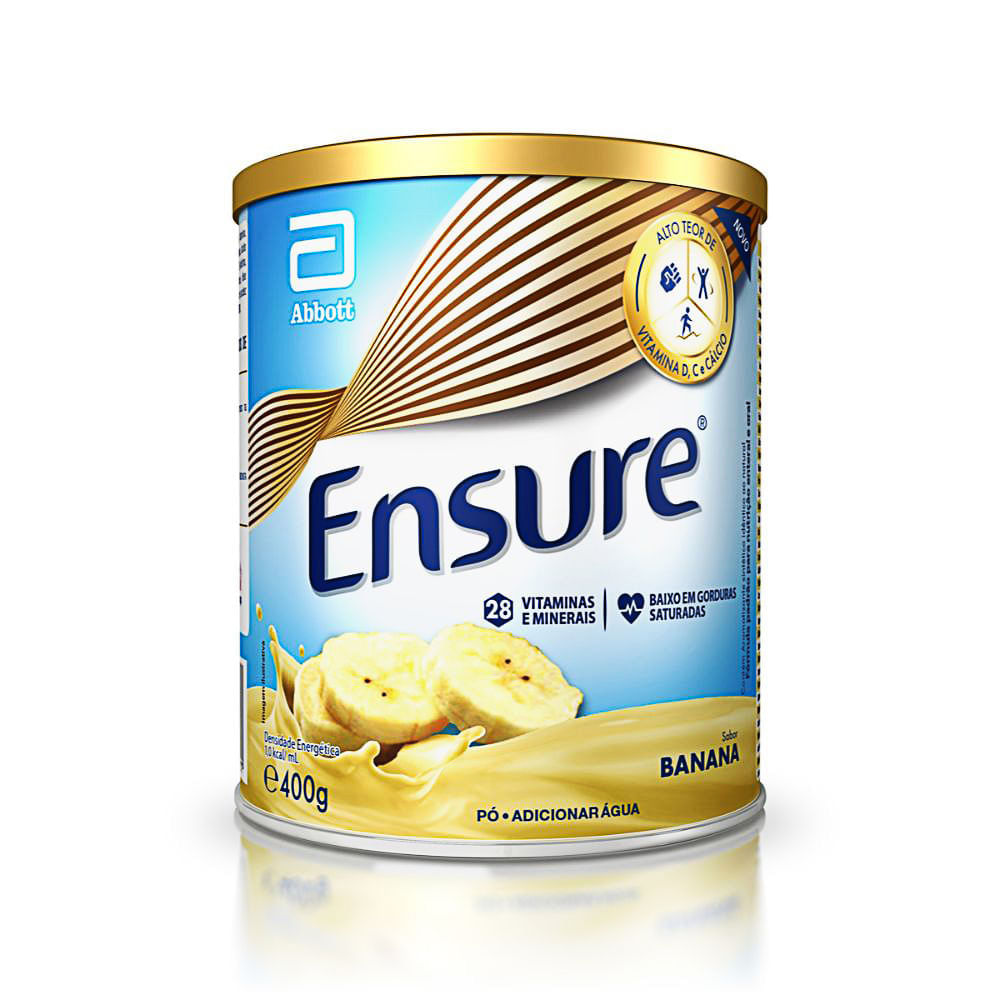 Miniatura Suplemento Adulto Ensure Pó Sabor Banana 400g