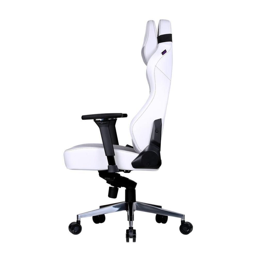 Miniatura Cadeira Gamer Cooler Master Caliber X2c Cinza E Branca C/ Base De Aco - Cmi-gcx2c-gw