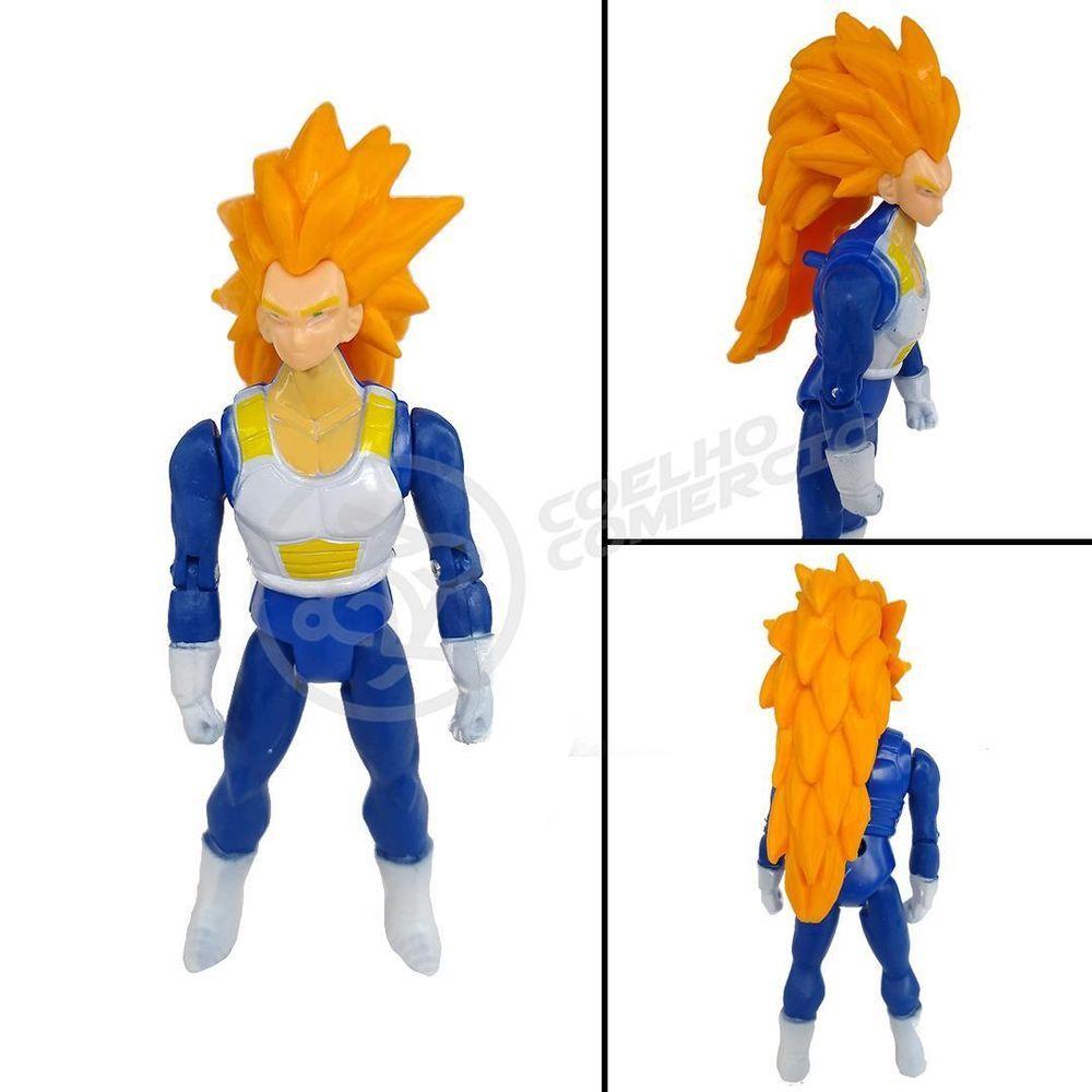 Miniatura Kit 6 Bonecos Dragon Ball Super 15Cm