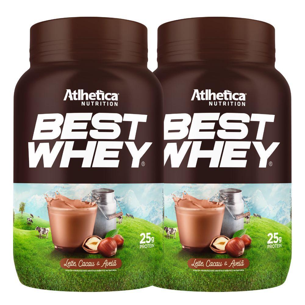 Miniatura Kit 2X Suplemento Best Whey Iso Hidro Cacau 900G - Atlhetica