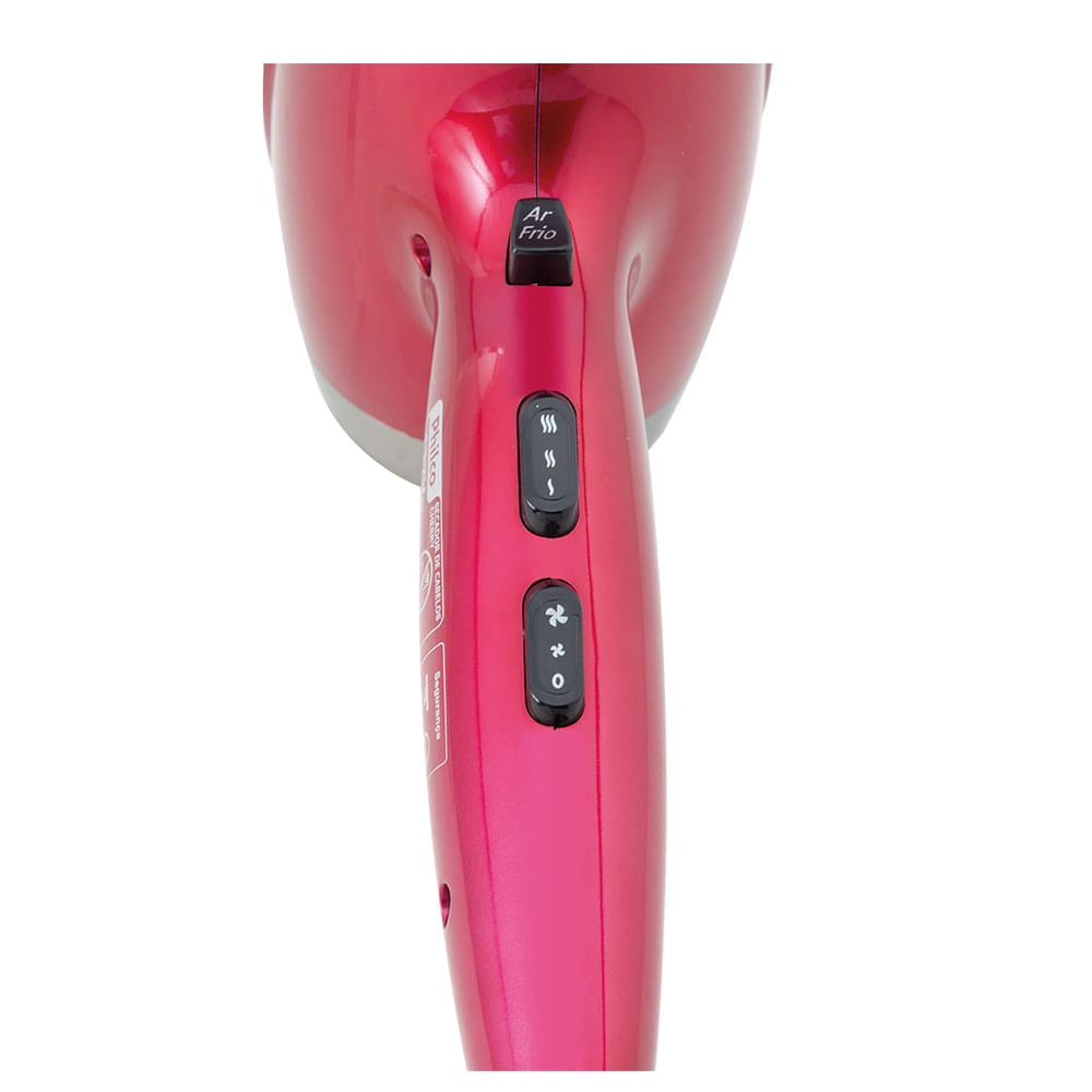 Miniatura Secador de Cabelo Philco Cherry Vermelho - 2100W