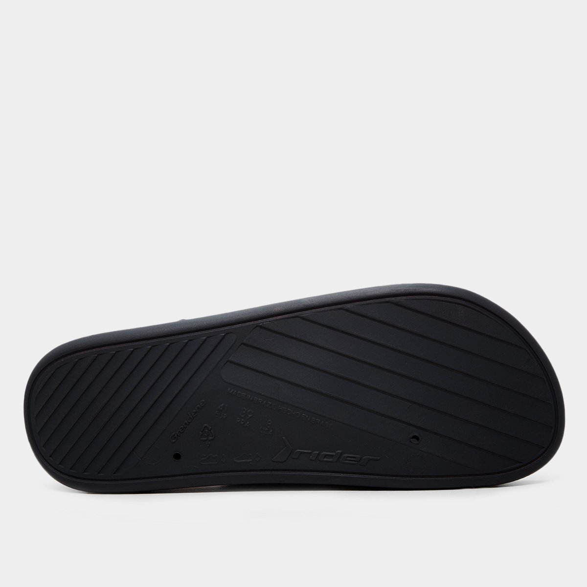 Miniatura Chinelo Rider Straps Slide Masculino Bege+Cinza - 37/38