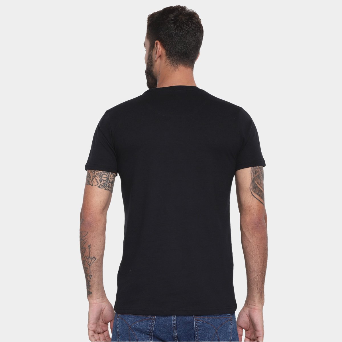Miniatura Kit Camiseta Industrie França Masculina 3 Peças Preto+Branco - G