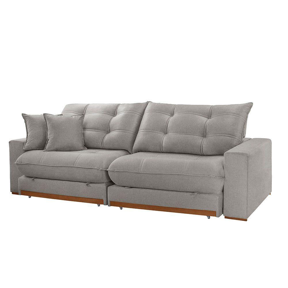 Miniatura Sofá Duque Dois Módulos De 100cm B25cm Meu Sofá Online A230 Linho Cinza