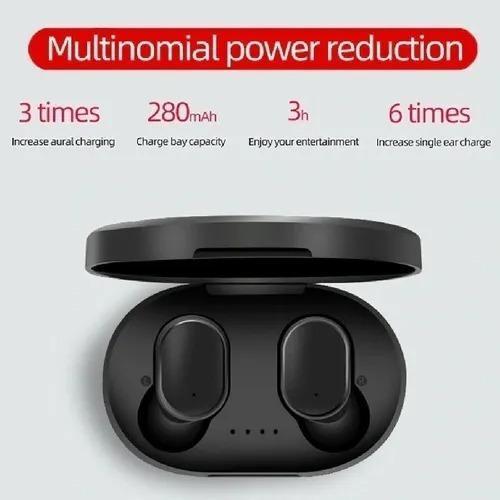 Miniatura Fone Airdots Bluetooth 5.0 A6s Mipods - Preto