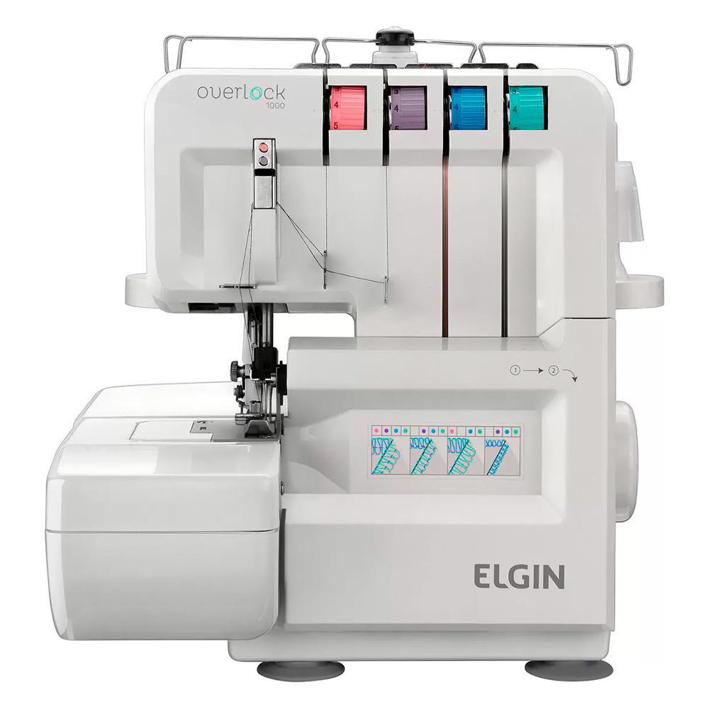 Miniatura Máquina De Costura Elgin Overlock 1000 Eletrônica 220V