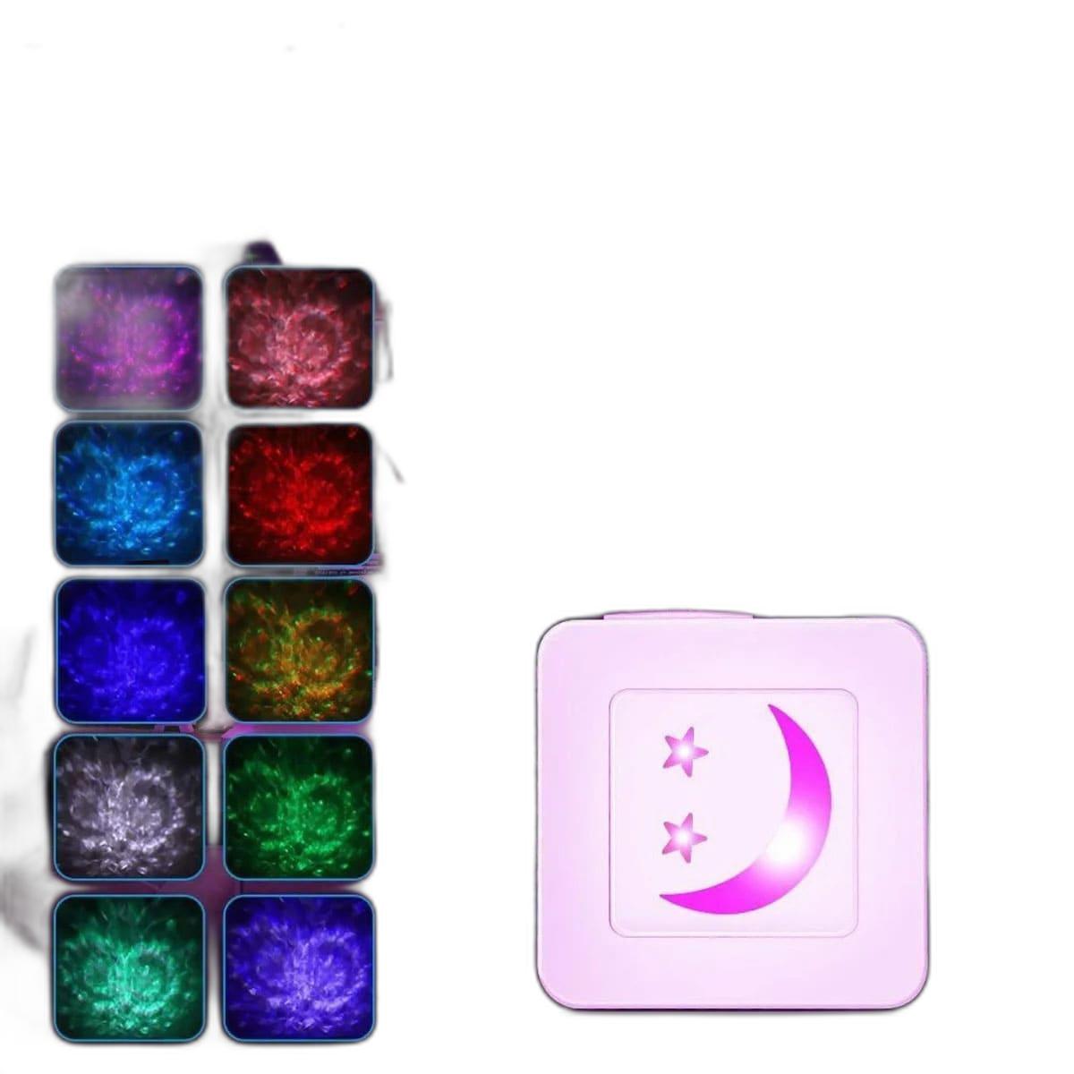 Miniatura Projetor Robô Luz E Luminária Astronauta Galaxy Light Cor Da