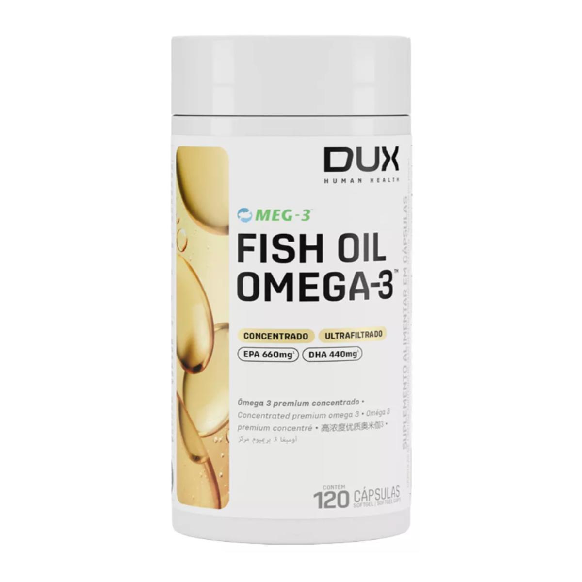 Miniatura Fish Oil Ômega 3 Dux 120 Cápsulas